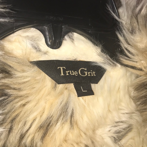 True Grit Faux Fur, Like New Vest - Picture 4 of 7